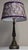 Mid-Century Modern German Table Lamp with Patinated Metal Base and Handmade Fabric Shade by Lamplove, 1950s For Sale - Image 6 of 8
