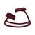 Variable Monochrome Wooden Kneeling Chair in Violet Plum Fabric by Peter Opsvik for Varier For Sale - Image 10 of 12