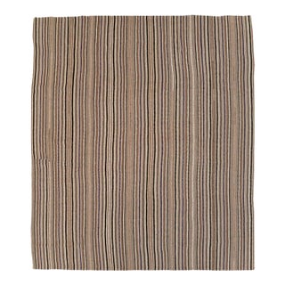 Mid-20th Century Handmade Turkish Flatweave Kilim Room Size Carpet For Sale