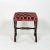 Wood Carved Mahogany Curule Form Upholstered Stool With New Velvet Upholstery English, Circa 1890 For Sale - Image 7 of 8