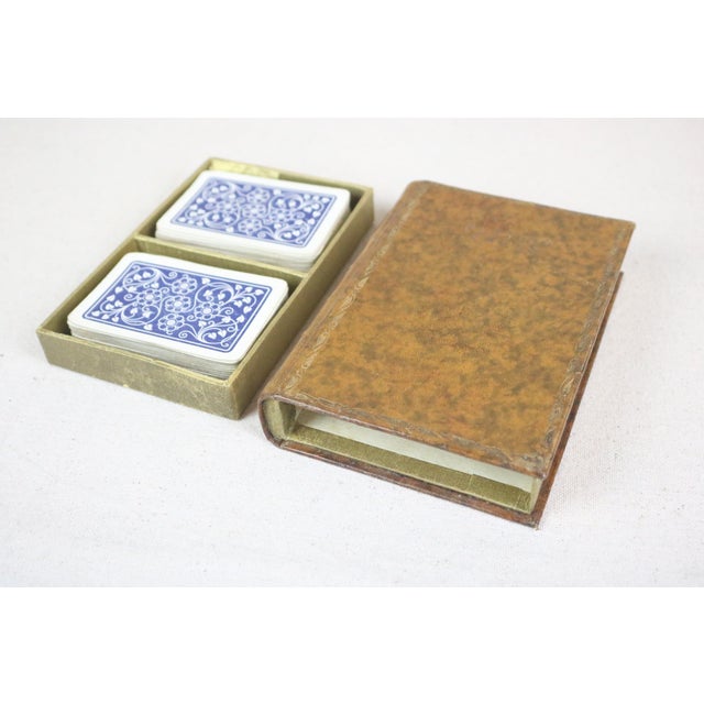 Early 20th Century Early 20th Century Playing Card Book Box For Sale - Image 5 of 5