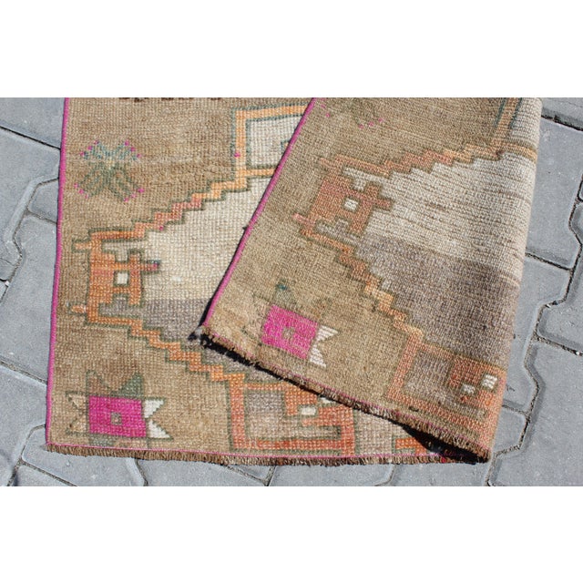 Vintage Turkish Anatolian Area Rug - 39.5"x133" For Sale - Image 12 of 13