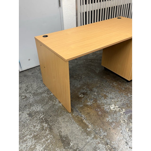 Design Plus Gallery presents an Office Desk. Finished in a light maple veneer that brings warmth and modern simplicity to...