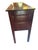 1940s Queen Anne Style Server/Sideboard With Two Tone Wood Front For Sale - Image 4 of 5