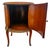 Wood Louis XVI Style Round Gueridon Commode Tables With Carrara Marble & Floral Marquetry - A Pair For Sale - Image 7 of 18
