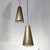 Pendant Lights with Fontana Arte Faceted Crystal Diffuser and Corten-Effect, 1990s, Set of 2 For Sale - Image 15 of 15