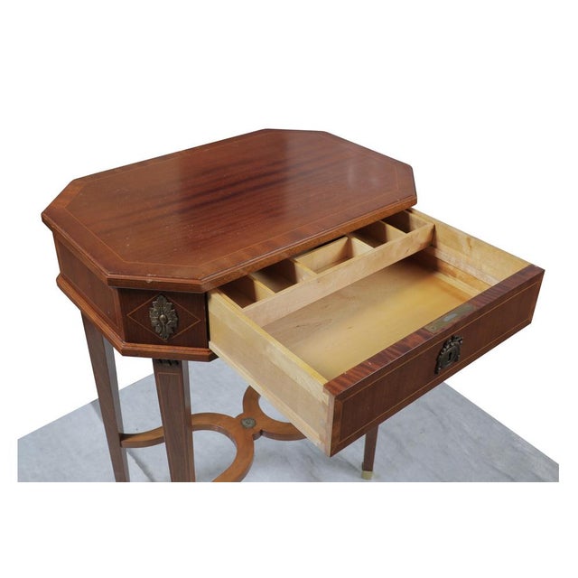 Gustavian Side Table, 1940s For Sale - Image 4 of 6