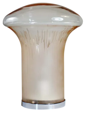 Italian Boletus / Mario Ticco Murano Glass Table Lamp from Venini, 1970s