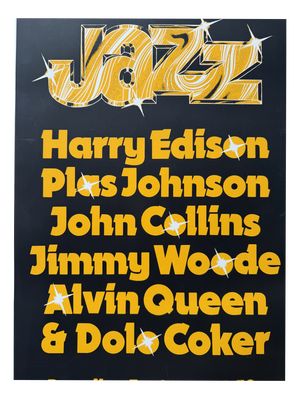Jazz Paradiso 13 March 1981 Poster by Martin Kaye, Netherlands, 1980s