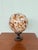 Vintage Glass Sphere on Wooden Base by Alain Delon, 1970s For Sale - Image 6 of 14