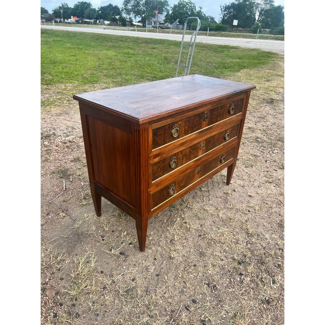 French 19th Century Louis XVI Walnut Chest of Drawers For Sale - Image 9 of 12