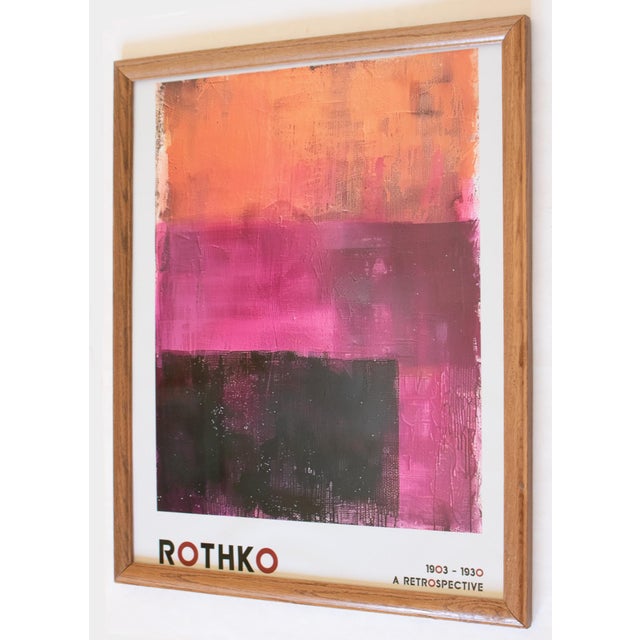 Late 20th Century Rothko 1903-1930. A Retrospective, Two Framed Posters For Sale - Image 5 of 14