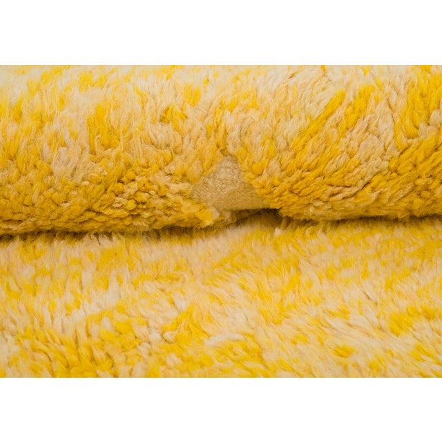 Hand-Knotted Moroccan Wool Rug | 9'11" X 7'5" | One of a Kind For Sale - Image 4 of 7