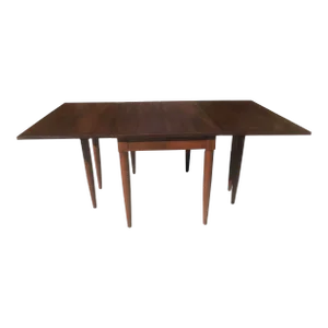 Vintage Paul McCobb Era Mid-Century Modern Willett Furniture Solid Cherry Drop Leaf Dining Table