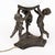 Metal Art Deco Period, French Table Lamp, Pewter Cupids For Sale - Image 7 of 8