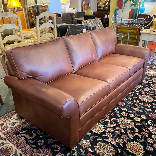 Ethan Allen Sofa Leather