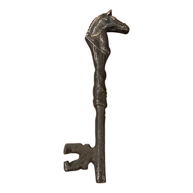 Brass Horse Key For Sale
