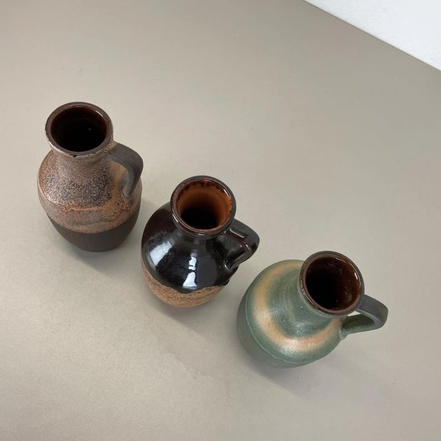 Fat Lava Supercolor Vases from Marei, Germany, 1970s, Set of 3 For Sale - Image 12 of 17