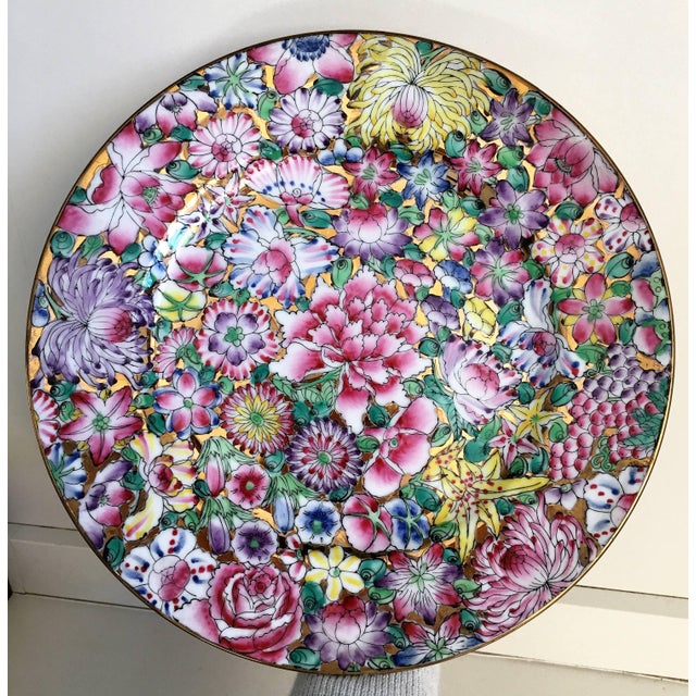 Chinese Mid 20th Century Chinese Export Platter For Sale - Image 3 of 6