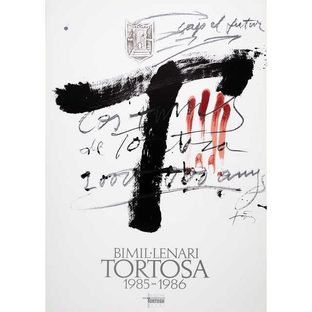 Tortosa Poster after Antoni Tapies For Sale
