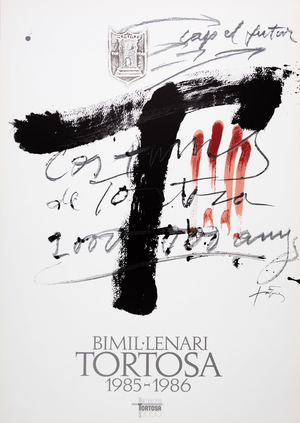 Tortosa Poster after Antoni Tapies
