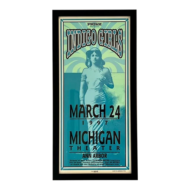 Arminski "Indigo Girls" Framed Screen Print C.1997 Closer to Fine Barbie For Sale