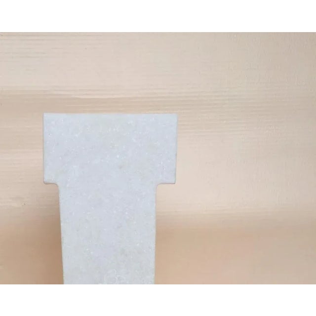 Contemporary Figure Hand Carved Marble Sculpture by Tom Von Kaenel For Sale - Image 3 of 6