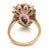 Metal Amethyst & Opal Pear Shape 9k Yellow Gold European Ring For Sale - Image 7 of 7