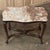 Late 19th Century French Louis XV Walnut Marble-Top Center Table ~ Library Table For Sale - Image 15 of 17