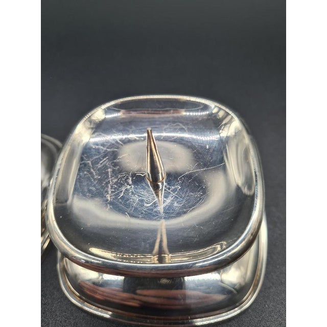 Silver Mid-Century Modern Candlesticks in Chrome-Plated Metal from WMF, 1960s, Set of 2 For Sale - Image 8 of 12