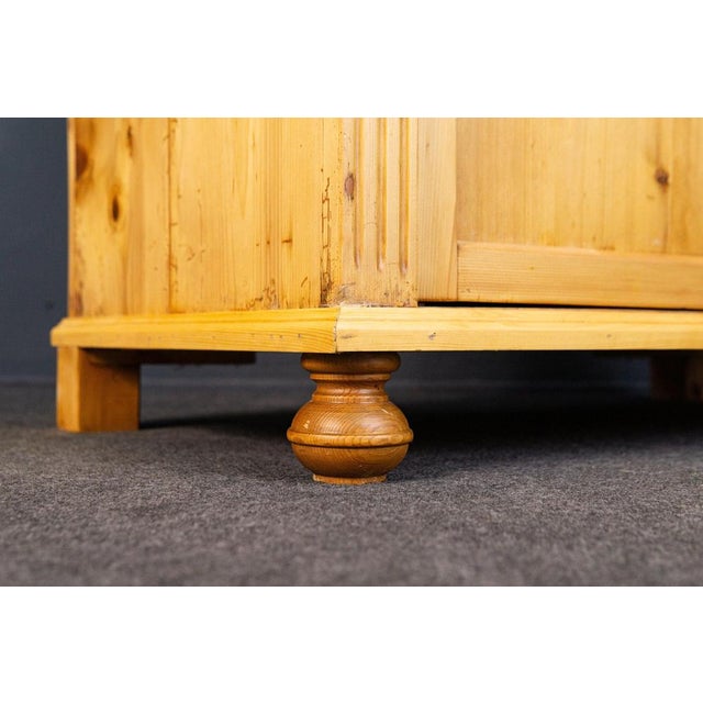 Vintage Display Softwood Cupboard For Sale - Image 11 of 18