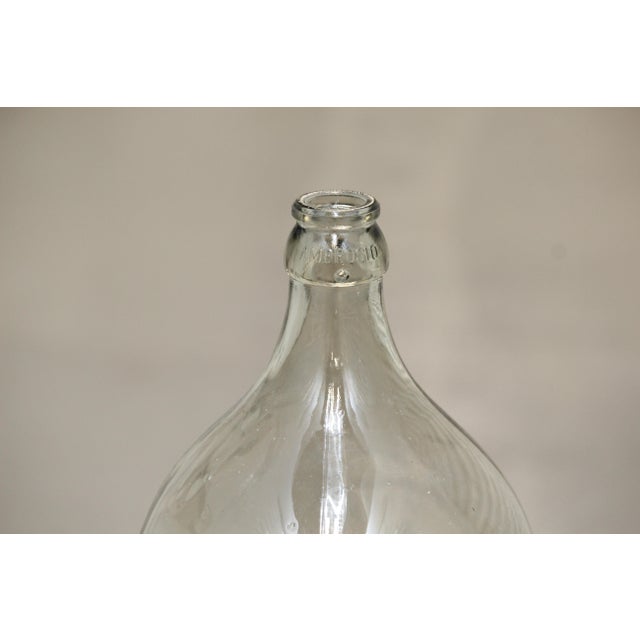 Vintage Demijohn Glass Bottle, 1980s For Sale - Image 4 of 10