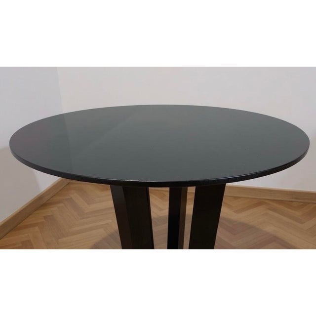 This is an Art Deco inspired round side or center table designed by Barbara Barry for Baker Furniture Company. I believe...