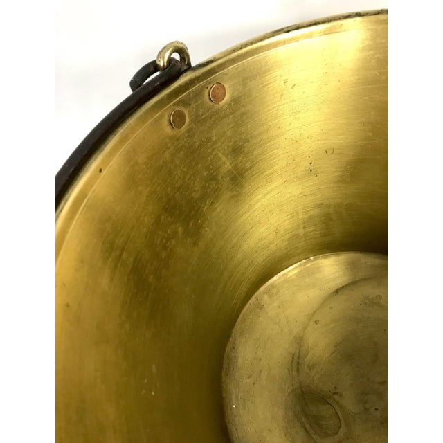 Vintage Ansonia Brass Co., Fireplace Bucket or Kettle, American 1866 (Planter) For Sale - Image 10 of 12