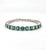 Green 10.91 Ct Natural Emerald & Diamond Bracelet For Sale - Image 8 of 8