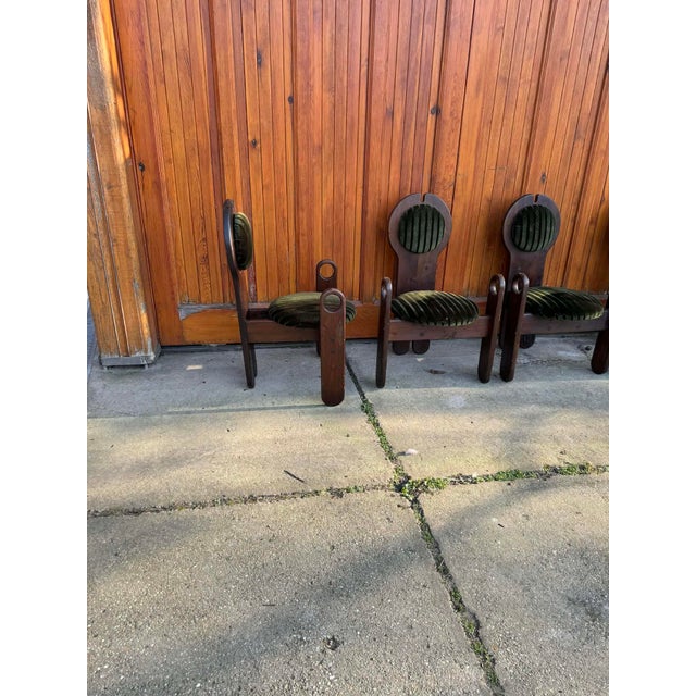 1970s Mid-Century Dining Chairs from Szedleczky Maria, 1960s, Set of 4 For Sale - Image 5 of 7