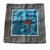 This is a set of vintage Asian-inspired accent pillow covers. They are made of a luxurious teal silk with a geometric silk...
