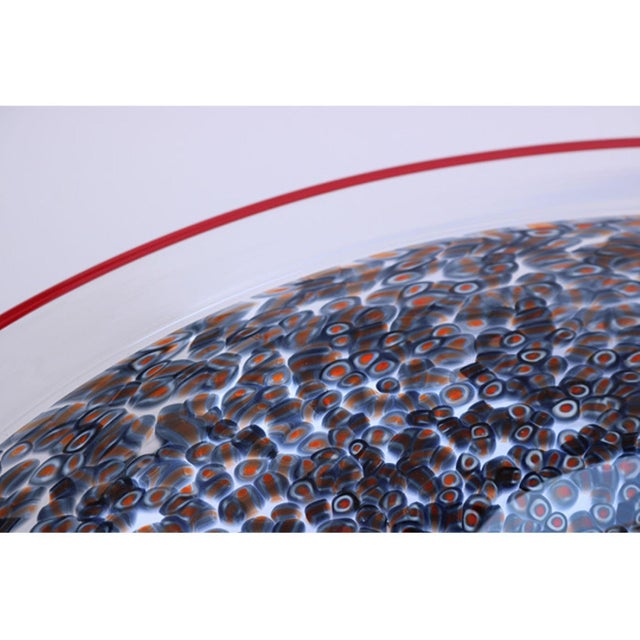 1960s Pair of Italian Art Glass Table Lamps by Gae Aulenti, Italy 1960s For Sale - Image 5 of 5