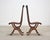 Set of Eight French Provincial Leather Oak Curule Dining Chairs For Sale - Image 12 of 18