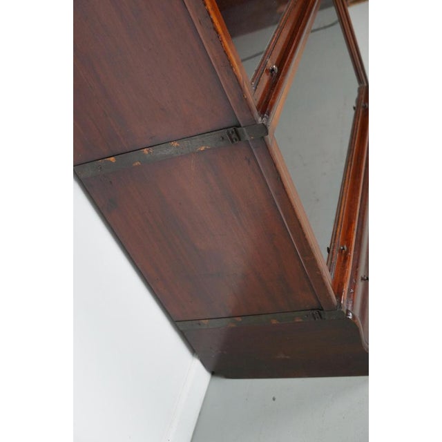 Antique Mahogany Stacking Bookcase from Globe Wernicke, 1900 For Sale - Image 13 of 17