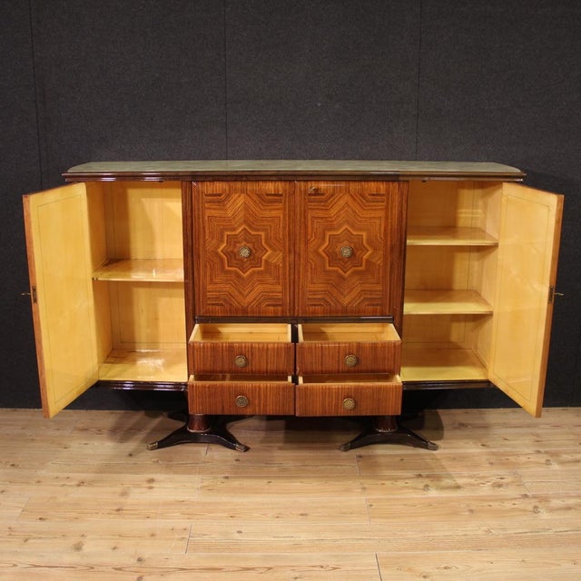 1940s Italian Bar Cabinet by Fratelli Rigamonti Desio, 1940s For Sale - Image 5 of 13