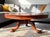 Antique Victorian Round Wooden Coffee Table with Carved Claw Feet, 1890s For Sale - Image 5 of 18