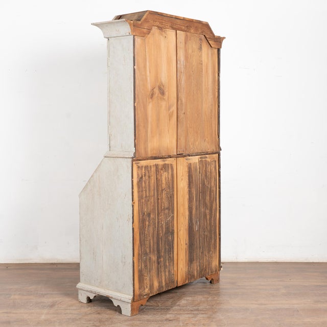 19th Century Swedish White Gustavian Pine Secretary For Sale - Image 9 of 9