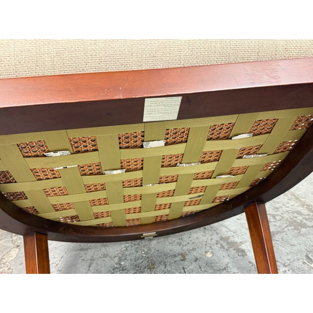 Crate & Barrel Ankara Lounge Chairs, Pair For Sale - Image 11 of 12