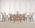 A large elegant set of ten Ralph Lauren-style dining chairs comprised of eight side chairs and two host armchairs. The...