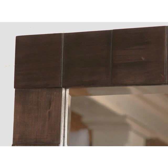 Introducing our Mid-Century Modern Cube Framed Mirror, a sleek and sophisticated addition to any space, meticulously...