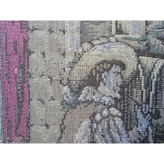 A very fine late 17th century allegorical Flemish Renaissance Baroque tapestry. Cavaliers Frame measurements: 1.5in.