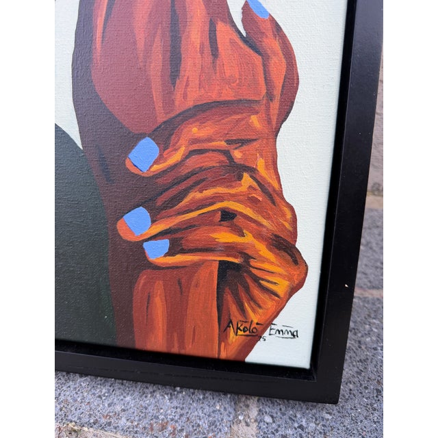 Deep Reverie, Acrylic on Canvas, Emmanuel Akolo, 2025, Realism, Contemporary Wall Art For Sale - Image 6 of 6