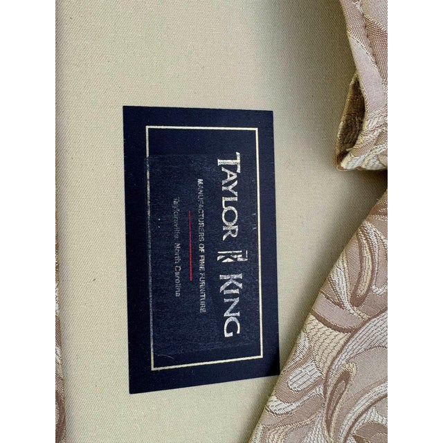 Taylor King Three Seat Roll Arm Upholstered Sofa For Sale - Image 10 of 10