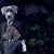 This artwork presents a whimsical tableau where human figures are adorned with the faces of various dogs, creating a...